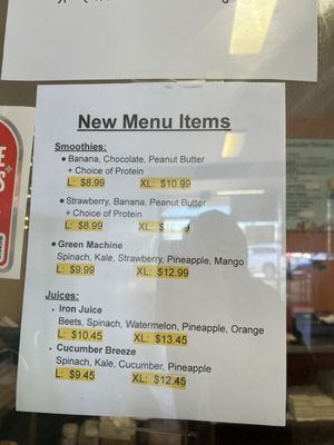 Menu photo 1 Juice Station Garden Grove, CA