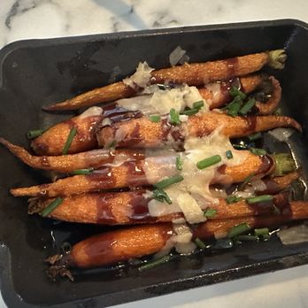 Oak & Ember - Smoked carrots with balsamic - Halal Near Me - Ontario, California Oak & Ember - Smoked carrots with balsamic - Halal Near Me - Ontario, California