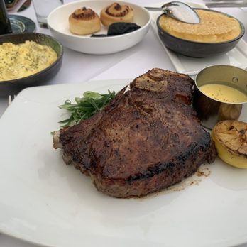 Alexander's Steakhouse - Pasadena - "KANSAS CITY" STRIP 22 OZ with Oscar topping on the side - Steakhouses Near Me - Pasadena, California