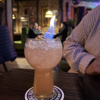 Honi Honi Tiki Lounge - a drink in a glass - Tiki Bars Near Me - Edmonton, Alberta