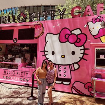 Hello Kitty Cafe - Outside Hello Kitty Pop-Up cafe in front of MGM. - Desserts Near Me - Las Vegas, Nevada Hello Kitty Cafe - Outside Hello Kitty Pop-Up cafe in front of MGM. - Desserts Near Me - Las Vegas, Nevada