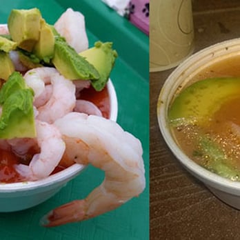 Tognazzini's Dockside - The Mexican Shrimp Cocktail on the left is is what I should have been served. The one on the right is what I got :( - Seafood Near Me - Morro Bay, California Tognazzini's Dockside - The Mexican Shrimp Cocktail on the left is is what I should have been served. The one on the right is what I got :( - Seafood Near Me - Morro Bay, California