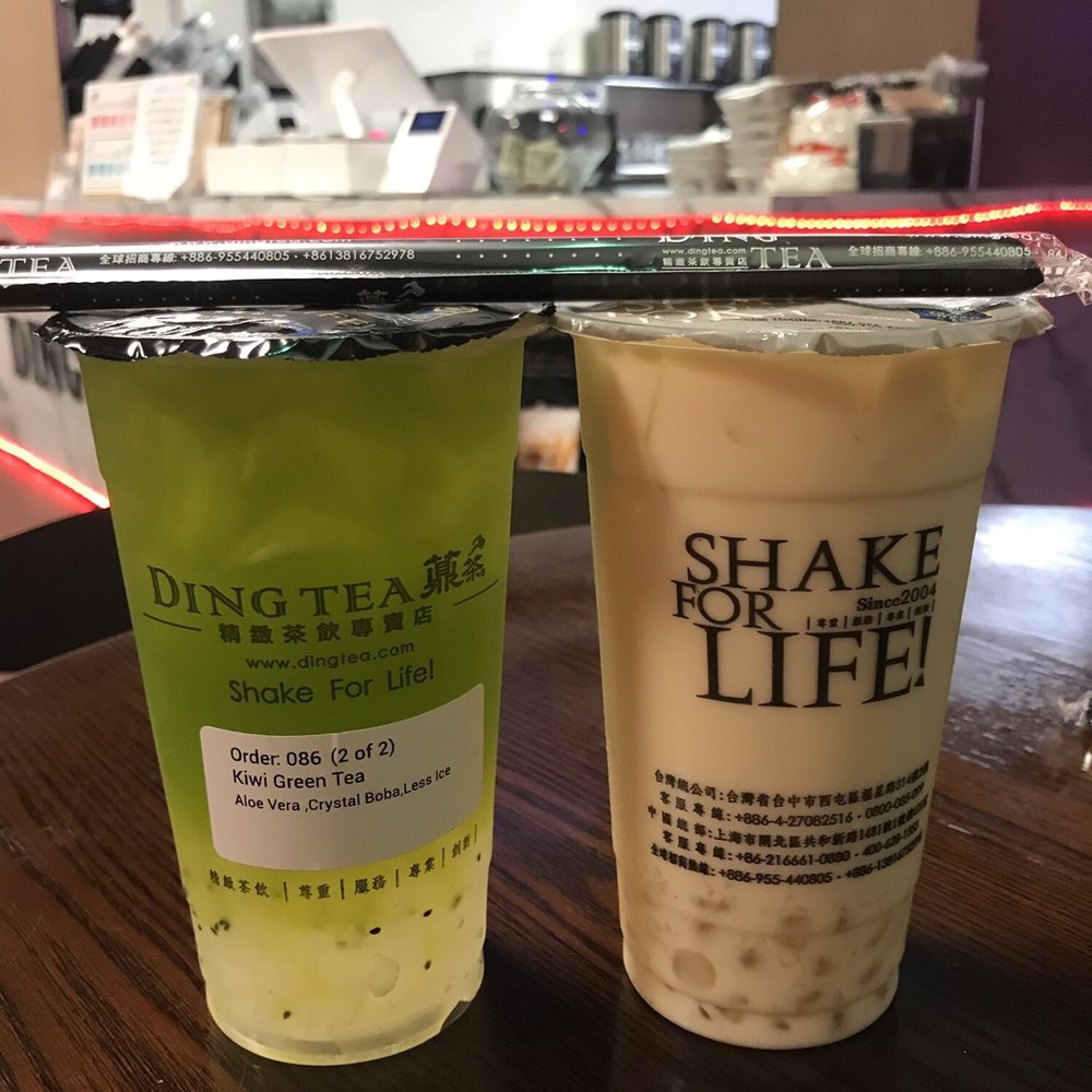Ding Tea Pinellas - Kiwi green tea and Jasmine Green Milk tea - Bubble Tea Near Me - Pinellas Park, Florida Ding Tea Pinellas - Kiwi green tea and Jasmine Green Milk tea - Bubble Tea Near Me - Pinellas Park, Florida