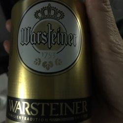 Lufthansa - Warsteiner - all you can drink included on economy flight from US to Germany.