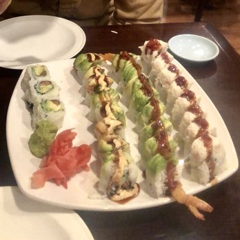 Minato Sushi Bar - From left to right: salmon avocado (bf ate 3 pieces before photo), spider, Doug, and Rolex - Japanese Near Me - Baltimore, Maryland Minato Sushi Bar - From left to right: salmon avocado (bf ate 3 pieces before photo), spider, Doug, and Rolex - Japanese Near Me - Baltimore, Maryland