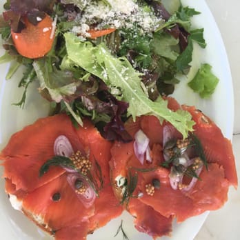 Graze - Lox bagel and salad - New American Near Me - Madison, Wisconsin
