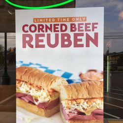 Limited Time for the Corned beef Reuben! It's pretty good!!