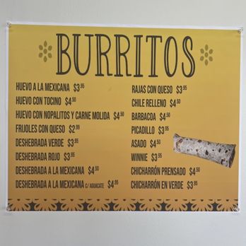 Burritos Tin Tan - Menu - Mexican Near Me - El Paso, Texas Burritos Tin Tan - Menu - Mexican Near Me - El Paso, Texas