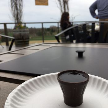Grandview Vineyard - Chocolate shot with wine - Wineries Near Me - Mount Joy, Pennsylvania