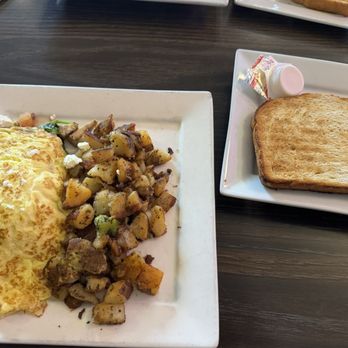 Toasted Bun - Mediterranean Omelet - Breakfast & Brunch Near Me - Glendale, California Toasted Bun - Mediterranean Omelet - Breakfast & Brunch Near Me - Glendale, California