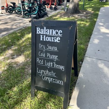 Balance House - Signage - Saunas Near Me - St. Petersburg, Florida Balance House - Signage - Saunas Near Me - St. Petersburg, Florida