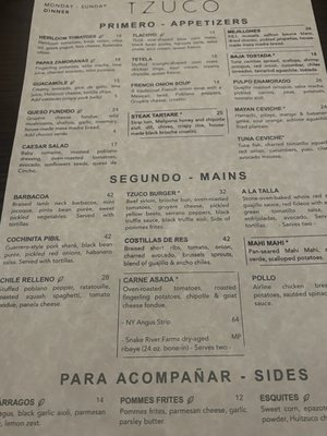 Menu photo 7 Tzuco Chicago, IL Menu photo 7 Tzuco Chicago, IL