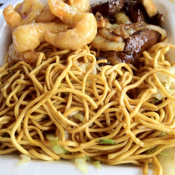 Panda Express - Chow Mein, Honey Walnut Shrimp and Angus Shanghai Beef! - Chinese Near Me - Austin, Texas