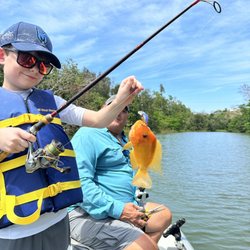 Catherine Armstrong - Fishing with tour guide Angel Campos and caught lots of Red Devil fish.