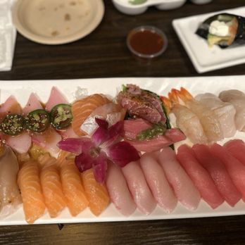 The Sushi By Jin - Mixture of sashimi and nigiri - Japanese Near Me - Fullerton, California The Sushi By Jin - Mixture of sashimi and nigiri - Japanese Near Me - Fullerton, California