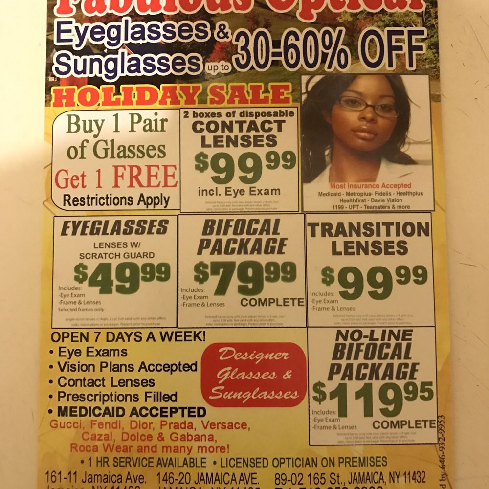 Fabulous Optical - Optometrists Near Me - Jamaica, New York Fabulous Optical - Optometrists Near Me - Jamaica, New York