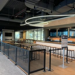 Dining area, nice contemporary design.