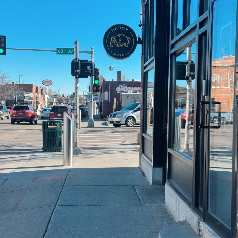Outside front  entrance from Maple