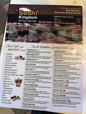Menu photo 8 Sushi Kingdom Savannah, GA Menu photo 8 Sushi Kingdom Savannah, GA
