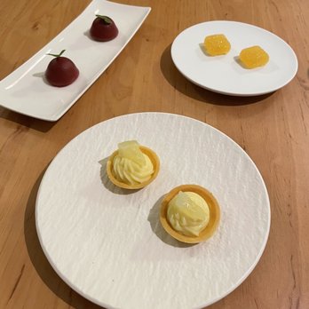 Bistrot 64 - Post-dessert, mango candies, lemon tarts and chocolate raspberry truffles - Roman Near Me - Rome, RM
