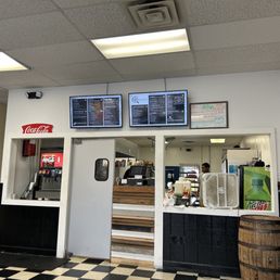 menus on the wall