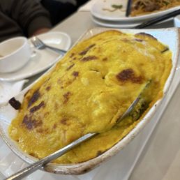 Baked Mushroom Seafood White Sauce/白汁海鲜蘑菇焗