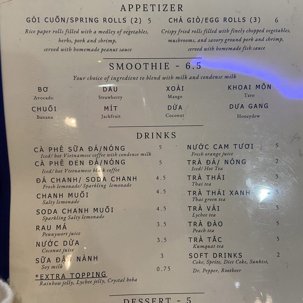 Pho Dien - Katy - Menu - Vietnamese Near Me - Katy, Texas