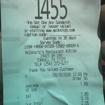 McDonald's - Hope this location doesn't go bankrupt, let them they make their sales goal with 1$ more. - Fast Food Near Me - Tomball, Texas McDonald's - Hope this location doesn't go bankrupt, let them they make their sales goal with 1$ more. - Fast Food Near Me - Tomball, Texas