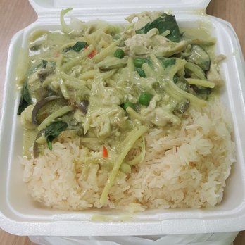 Bangkok Chef - Thai Green Curry with Sticky Rice - Thai Near Me - Honolulu, Hawaii