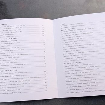 Bliss - Menu 05.02.2026 - New American Near Me - San Antonio, Texas