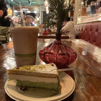 Pistachio Cafe - Pistachio cake and guava smoothie - Coffee & Tea Near Me - New Haven, Connecticut Pistachio Cafe - Pistachio cake and guava smoothie - Coffee & Tea Near Me - New Haven, Connecticut