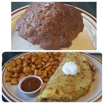 Egg Works - Key Largo Crepe and banana nut muffin - Breakfast & Brunch Near Me - Las Vegas, Nevada
