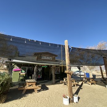 Olancha Cafe - Greater patio area. - American Near Me - Olancha, California