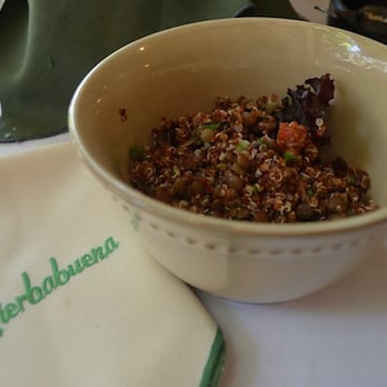 Hierbabuena - The quinoa salad "recepción" (aka the free salad they give you to start off the meal) - Delicatessen Near Me - Buenos Aires, C