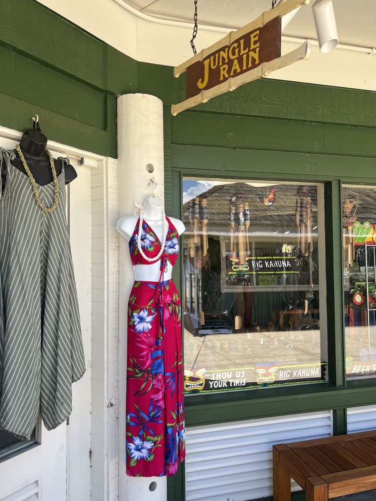 JUNGLE RAIN 4484 Kuhio Hwy, Kapaa, Hawaii Gift Shops Phone Number Yelp