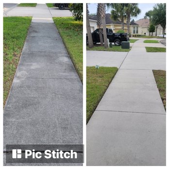 Sunshine Power Washing - Cleaned sidewalk - Pressure Washers Near Me Sunshine Power Washing - Cleaned sidewalk - Pressure Washers Near Me