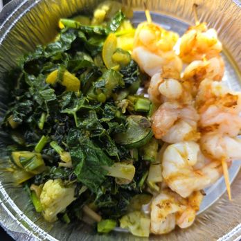Arepa Mia - Organic Vegetables of the Day with added grilled shrimp - Venezuelan Near Me - Avondale Estates, Georgia Arepa Mia - Organic Vegetables of the Day with added grilled shrimp - Venezuelan Near Me - Avondale Estates, Georgia