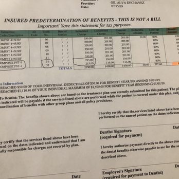 Gil Dechavez,DDS - GSmile Dental - This is what i showed her and she even highlighted that i have to pay the benefit amount - Cosmetic Dentists Near Me - Elmhurst, New York Gil Dechavez,DDS - GSmile Dental - This is what i showed her and she even highlighted that i have to pay the benefit amount - Cosmetic Dentists Near Me - Elmhurst, New York