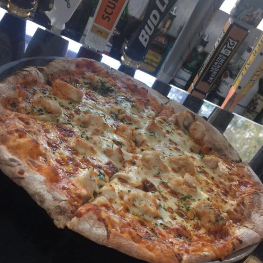 Greenhouse Wood Fired Grill - Buffalo chicken pizza - Irish Near Me - Mendon, Massachusetts