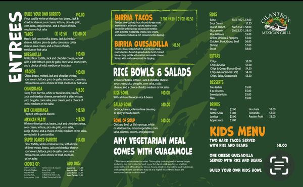 Menu photo 2 Cilantro’s Mexican Grill Saugus, MA Menu photo 2 Cilantro’s Mexican Grill Saugus, MA