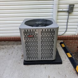 Quality Sheet Metal - HVAC condenser unit.  Note how they covered all of the connections in a channel.