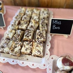 Babycakes Denver - Our famous Miles Bars! Top sellers at fairs and festivals. Pecans, coconut, butterscotch and chocolate all on a shortbread crust to die for!