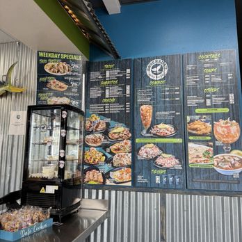 Ensenada Surf N Turf - Menu next to the register where you order your food. - Seafood Near Me - Chino Hills, California Ensenada Surf N Turf - Menu next to the register where you order your food. - Seafood Near Me - Chino Hills, California