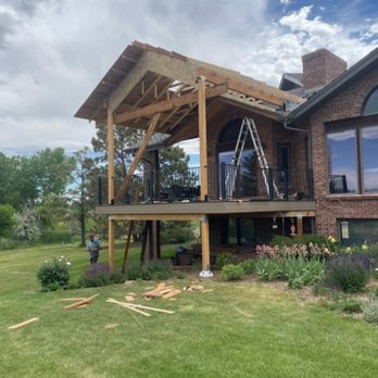 Big Elk Construction - Added a new roof to keep this area cool. - General Contractors Near Me Big Elk Construction - Added a new roof to keep this area cool. - General Contractors Near Me