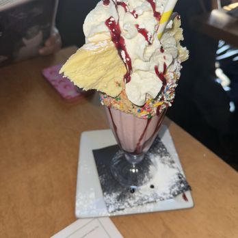 Brownstone Pancake Factory - Strawberry Cheesecake Milkshake - Breakfast & Brunch Near Me - Edgewater, New Jersey Brownstone Pancake Factory - Strawberry Cheesecake Milkshake - Breakfast & Brunch Near Me - Edgewater, New Jersey