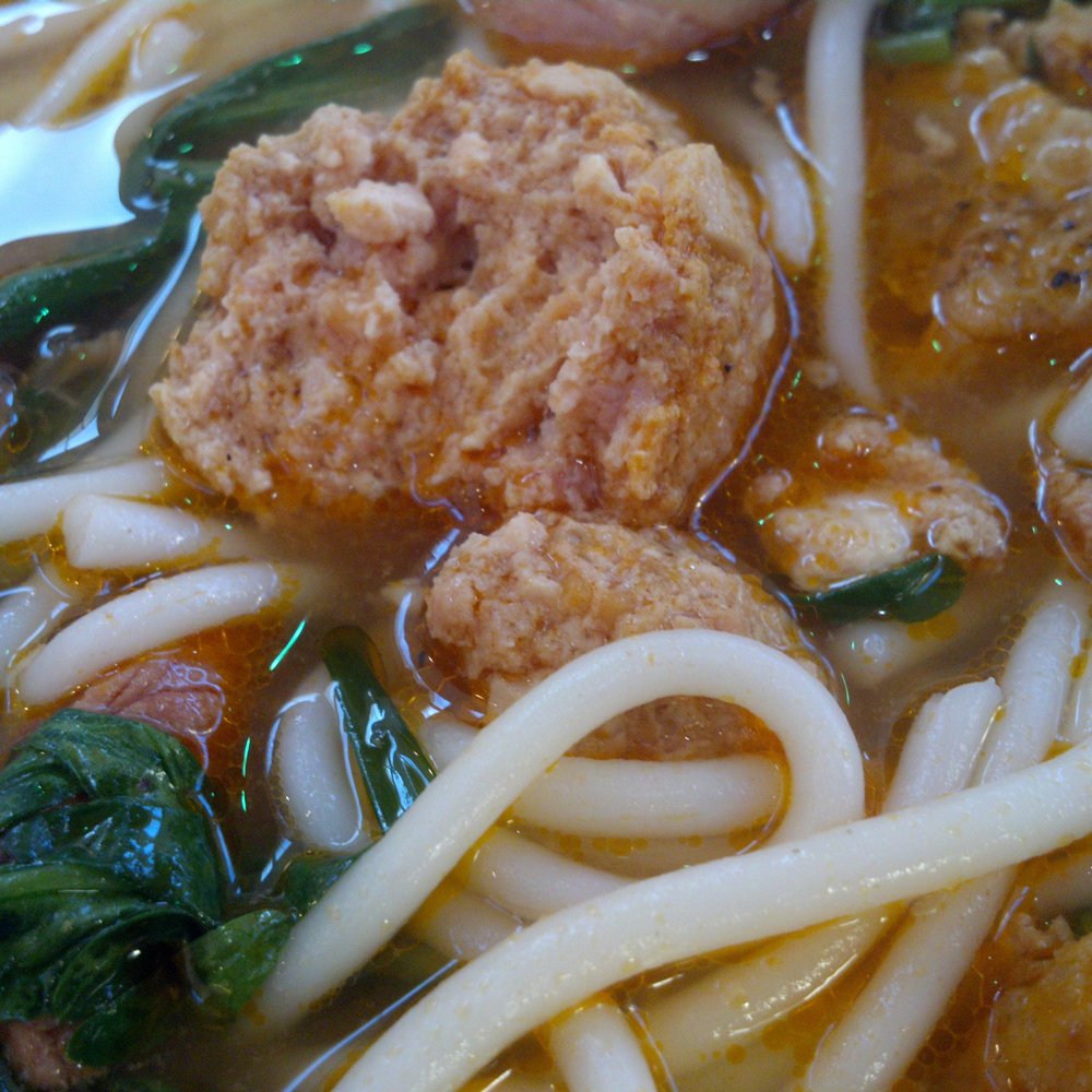 Pho Ga Hung - Canh Bún Rau Muong - meatball and noodles - Vietnamese Near Me - San Jose, California Pho Ga Hung - Canh Bún Rau Muong - meatball and noodles - Vietnamese Near Me - San Jose, California
