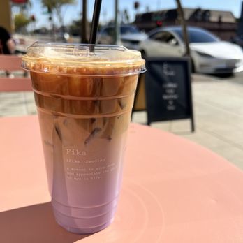 Fika Fika Coffee - flavored latte (Iced only) Ube with oat milk - Coffee & Tea Near Me - Pasadena, California Fika Fika Coffee - flavored latte (Iced only) Ube with oat milk - Coffee & Tea Near Me - Pasadena, California