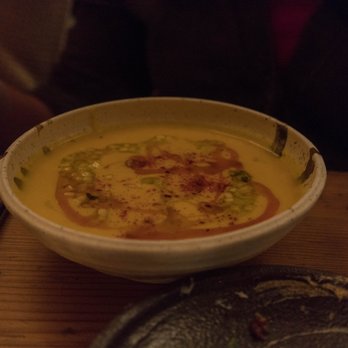 Miss Ada - "Orange Soup" - yet another delicious flavor blend, the base of the soup was butternut? squash. - Mediterranean Near Me - Brooklyn, New York Miss Ada - "Orange Soup" - yet another delicious flavor blend, the base of the soup was butternut? squash. - Mediterranean Near Me - Brooklyn, New York