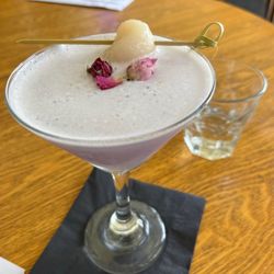 Caffé D'arte Alaska - Lychee Gin Cocktail Using Monin Rose Syrup!