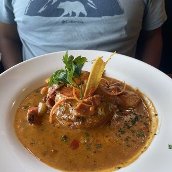 Mo Bay Grill - Shrimp and cheesy grits. - Caribbean Near Me - Sebastian, Florida Mo Bay Grill - Shrimp and cheesy grits. - Caribbean Near Me - Sebastian, Florida